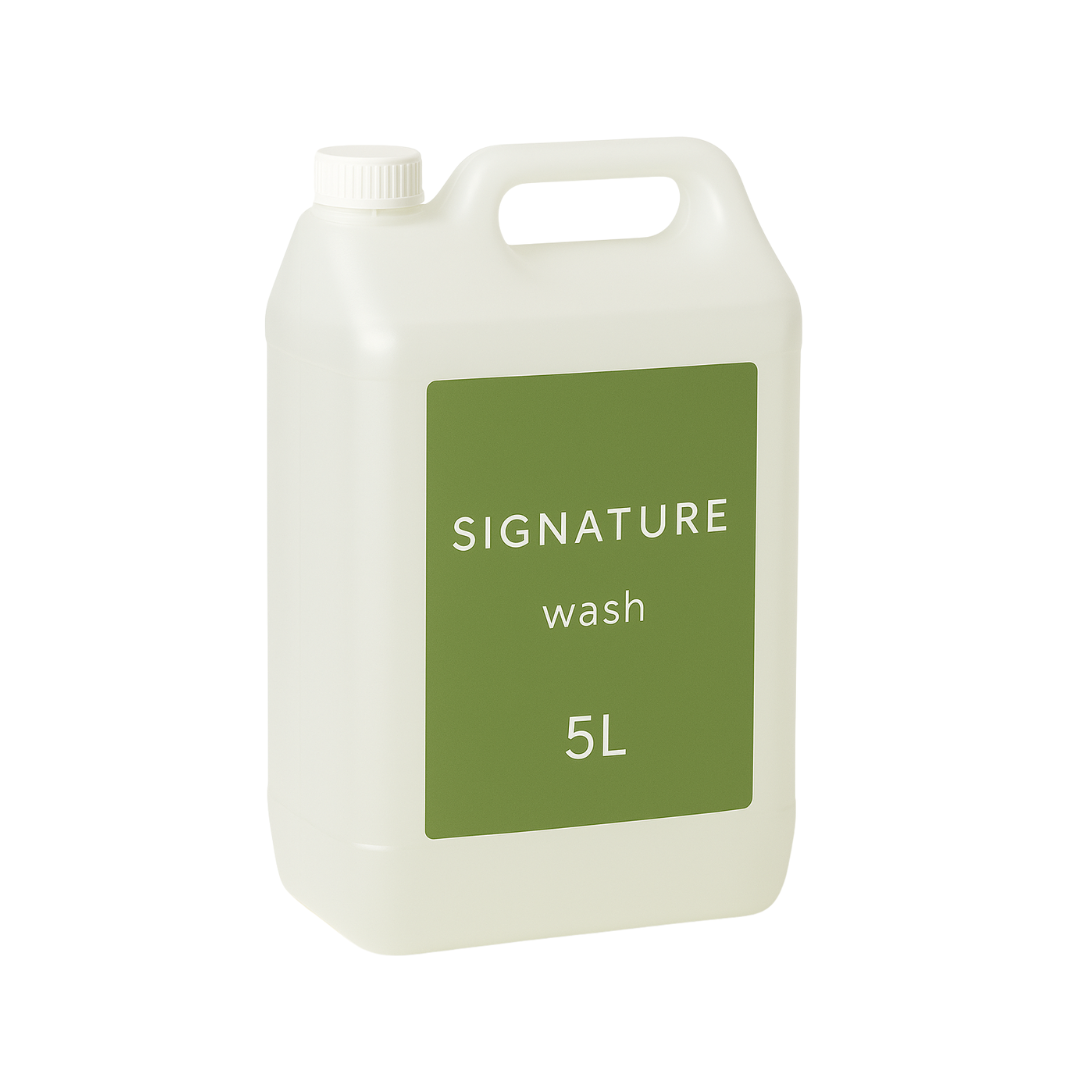 Imagine a scent as captivating as a perfume, yet completely natural. Our sigNATURE scent is created locally, using only the finest essential oils, inspired by the beauty of nature itself.