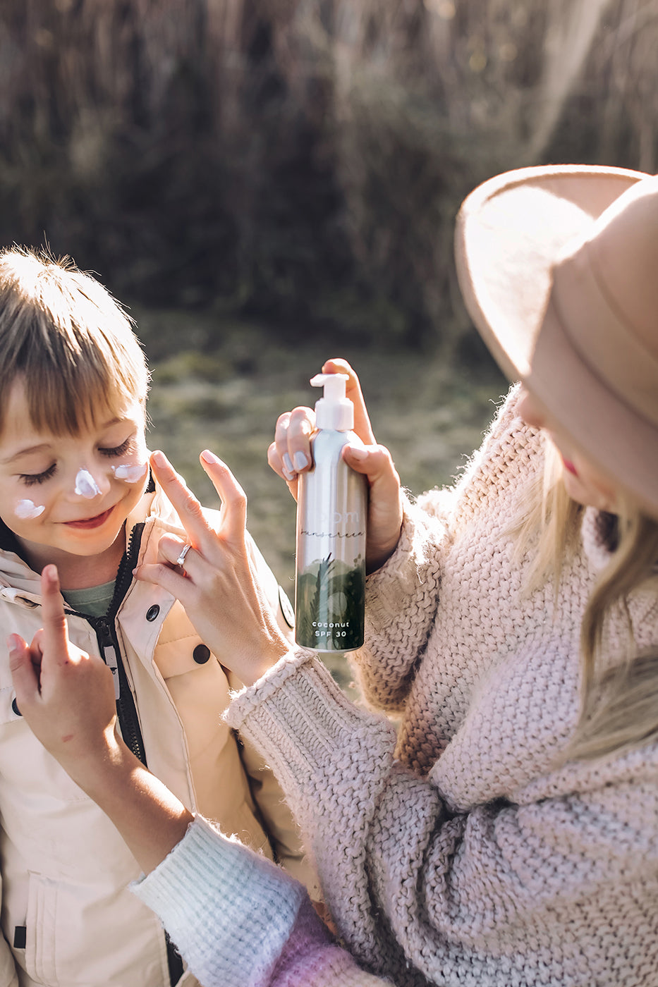 Upcycled Swish Tote & Coconut Sunscreen