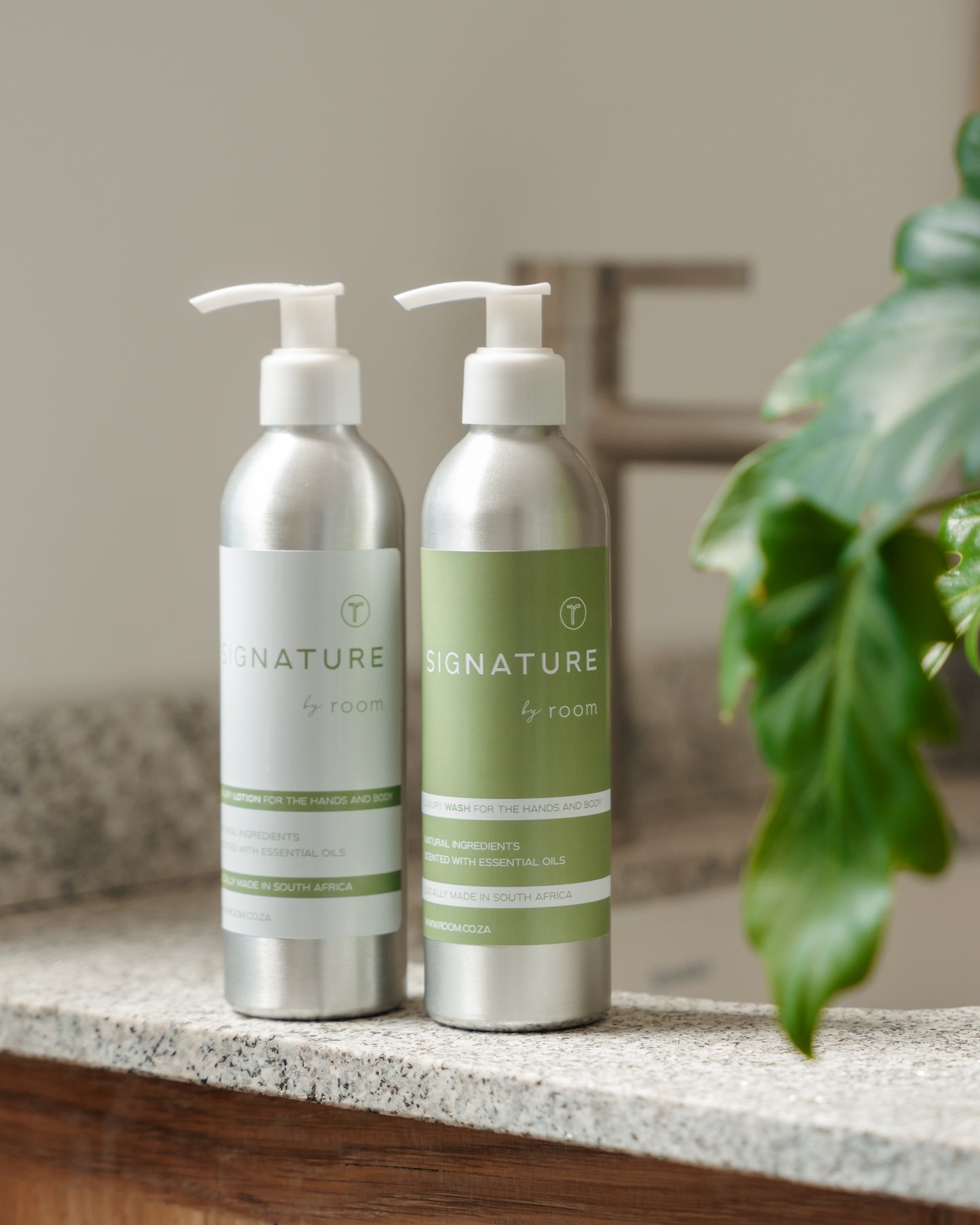 sigNATURE Lotion and Wash duo, crafted with natural ingredients and pure essential oils. Luxurious, locally made skincare that gently cleanses and deeply nourishes — free from SLS, parabens, and palm oil, with a lingering, perfume-like scent.