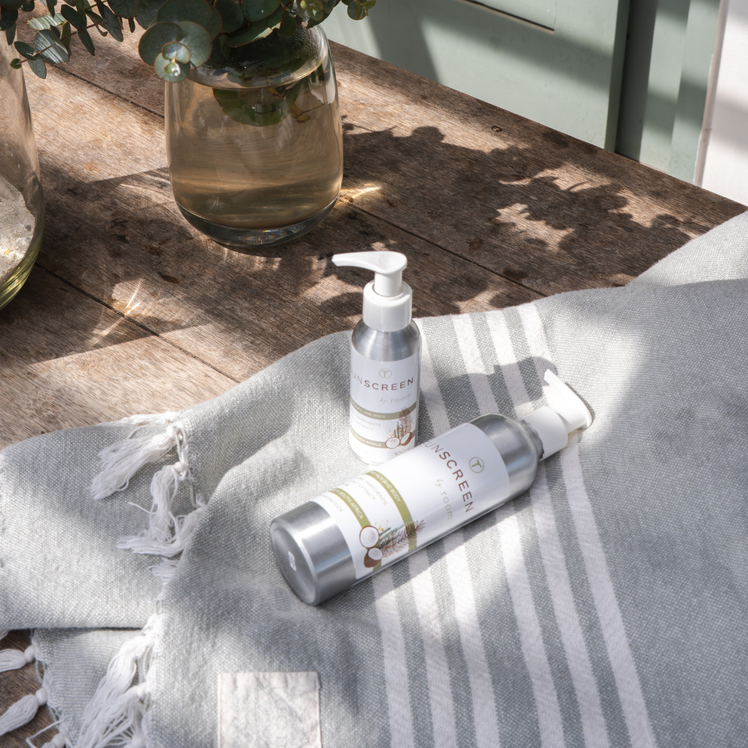 Coconut Sunscreen & Handwoven Cotton, Large Towel