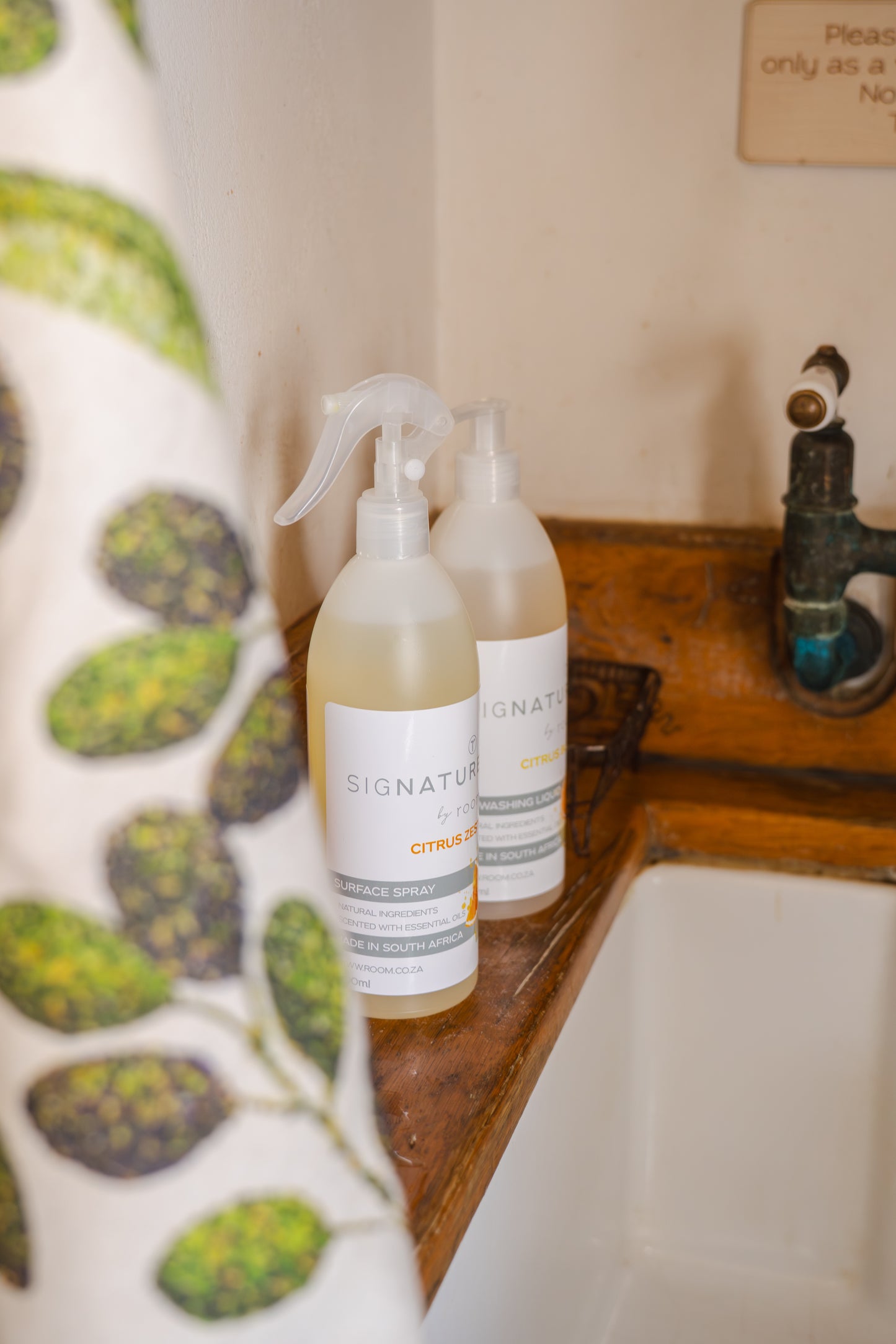 Olive Linen Tea Towel
