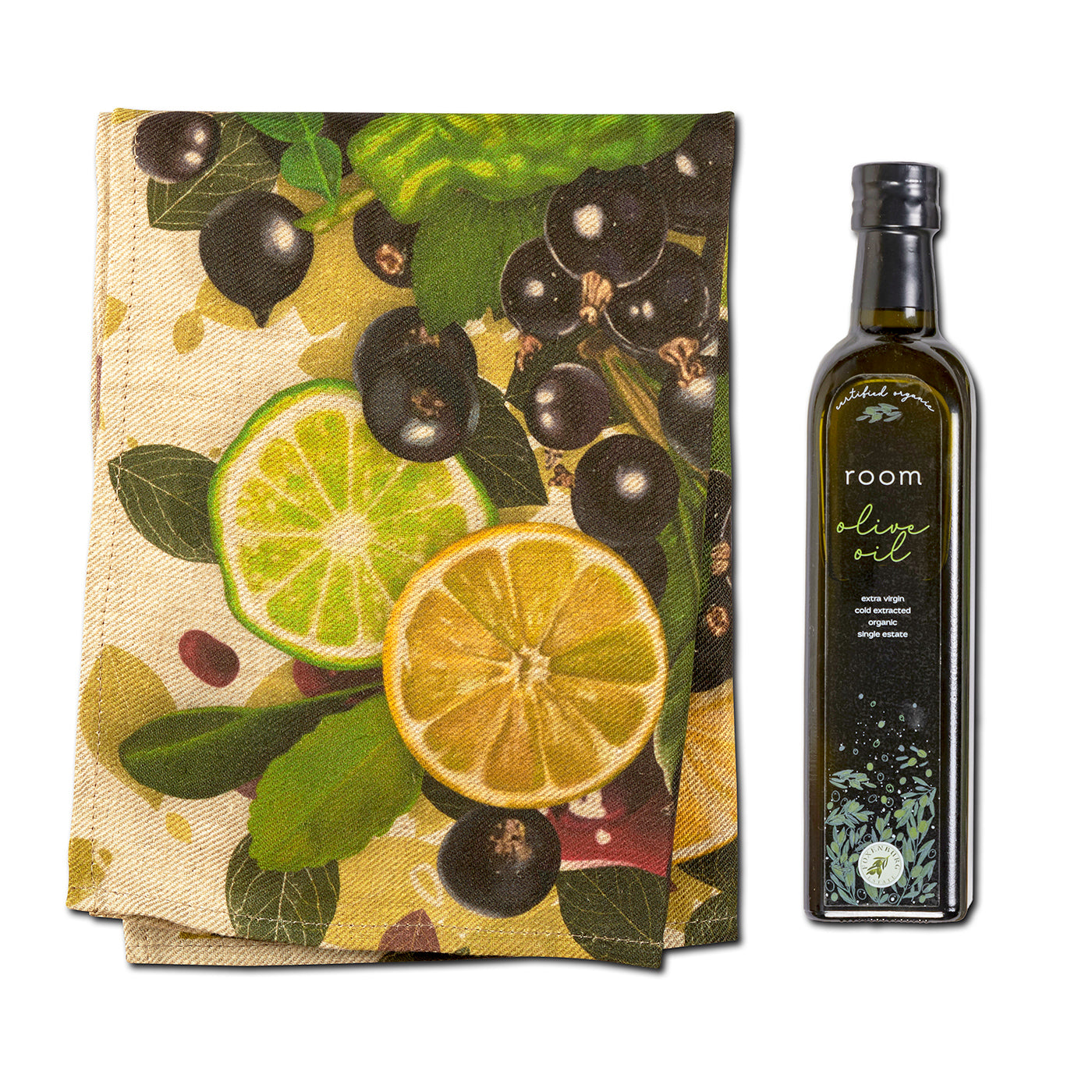 Olive Oil & Tea Towel Set