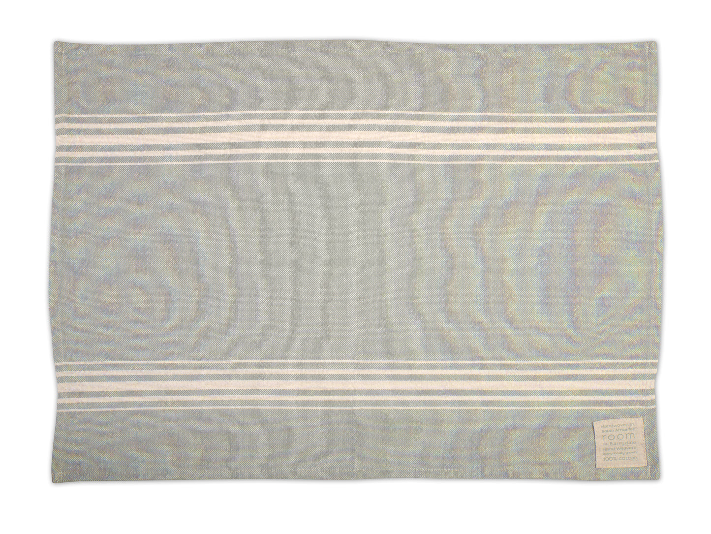 Green/Grey 100% Cotton Tea Towel