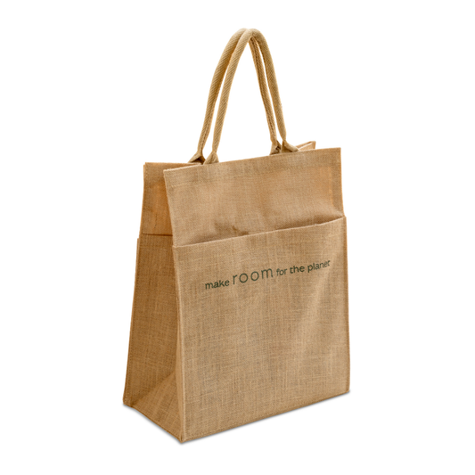 "Make Room for the Planet" Jute Shopper