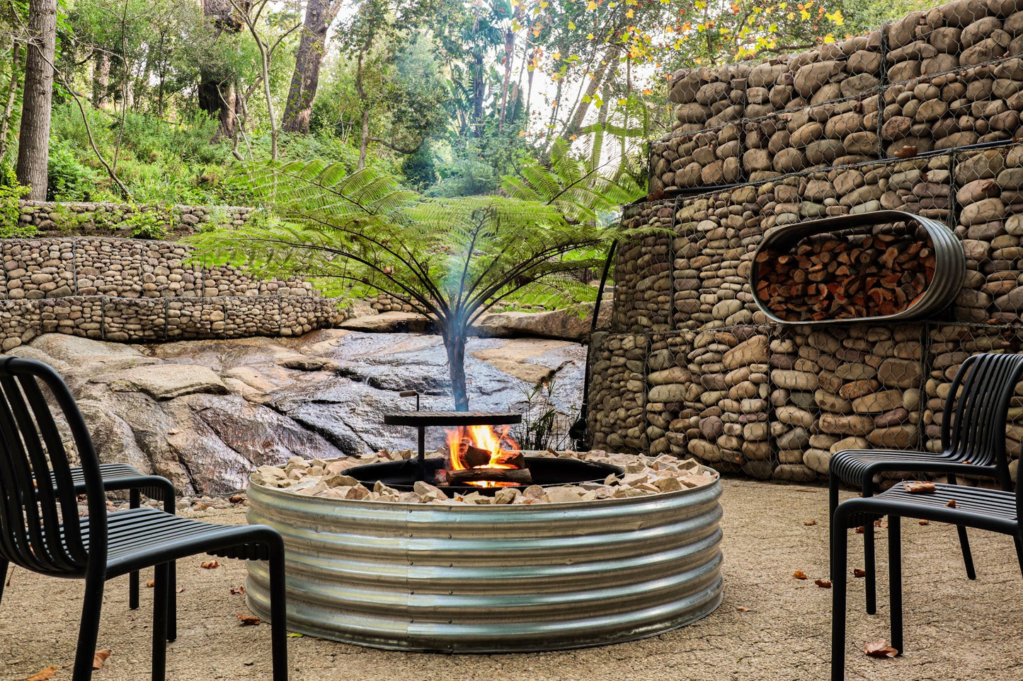 Witteboomen Forest Cottage nestled in the heart of the lush Constantia Winelands comfortably accommodating up to 8 guests across 4 bedrooms.