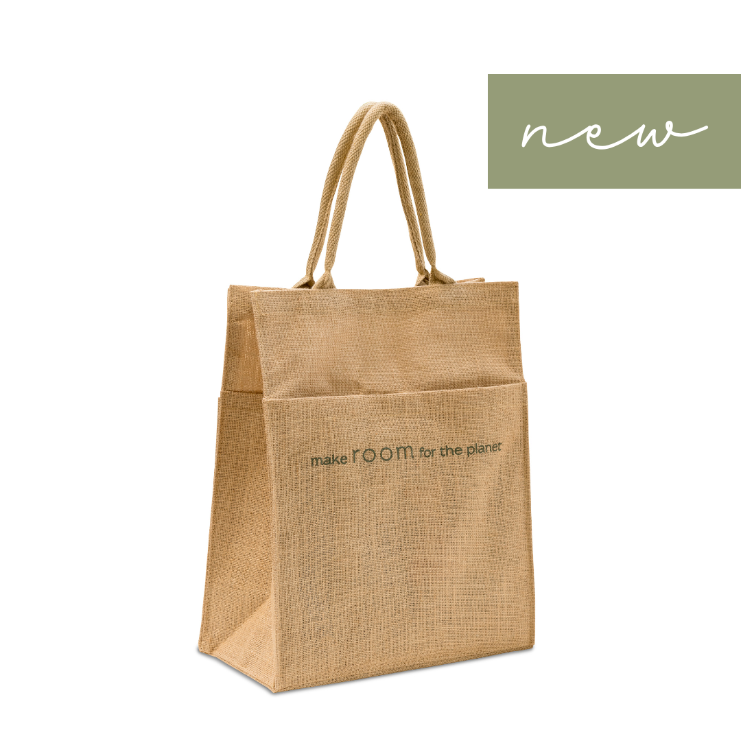 "Make Room for the Planet" Jute Shopper